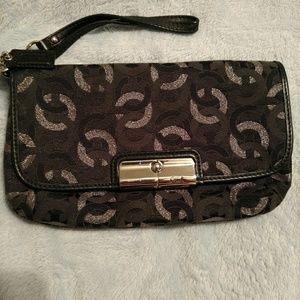 Coach clutch wristlet large